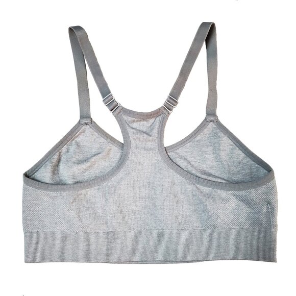 Ryka Seamless Compression Sports Bra Heather Grey Size L - Picture 3 of 9